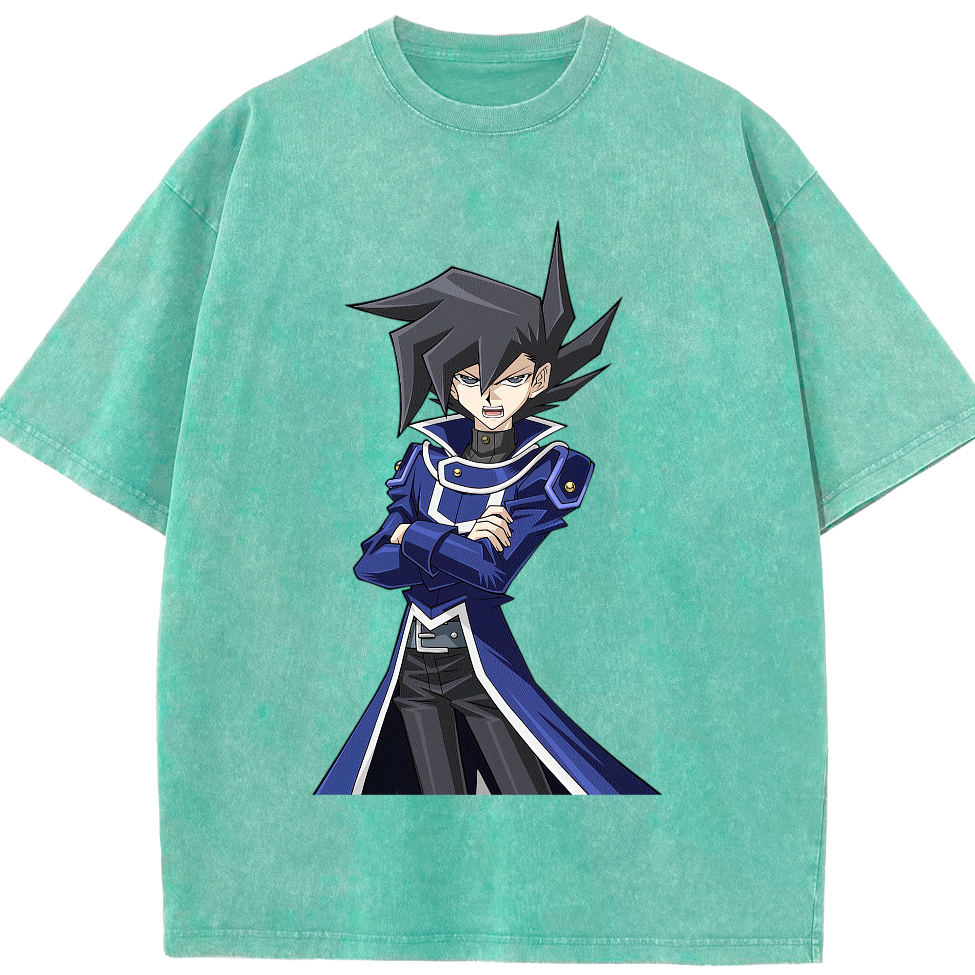 （画像用） 遊☆戯☆王 Yu-Gi-Oh! 綿100% ヴィンテージ風 半袖Tシャツ（フロントプリント）